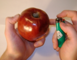 how to make apple pipe