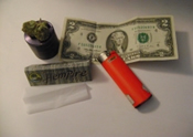 Image of dollar bill joint