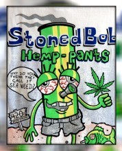 hemp pants marijuana cartoons