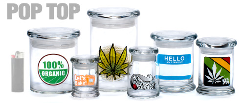 Pop Top Jars Weed